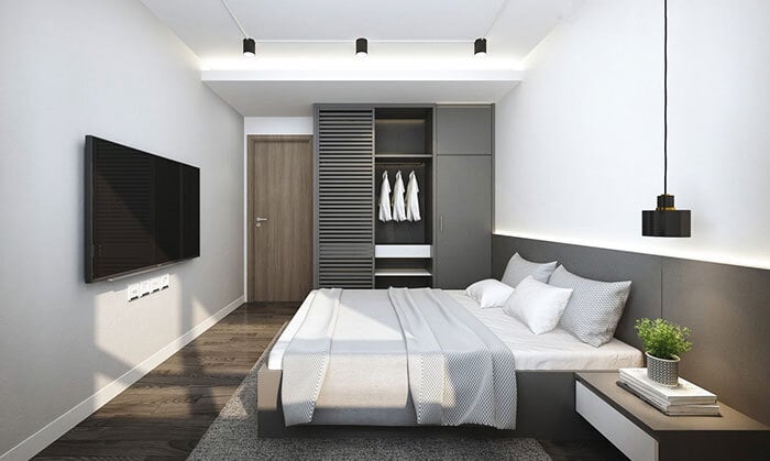 phòng ngủ phong cách tối giản Minimalism
