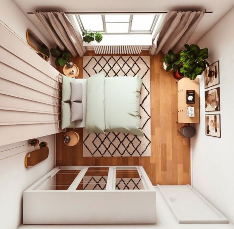 mẫu thiết kế phòng ngủ có diện tích nhỏ decor đẹp 2023